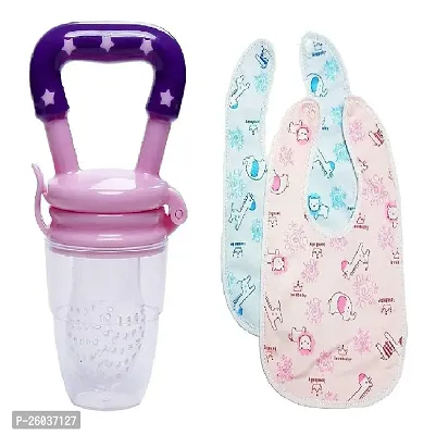 My NewBorn Baby Fruit Nibbler And Baby Bib Pack Of 3