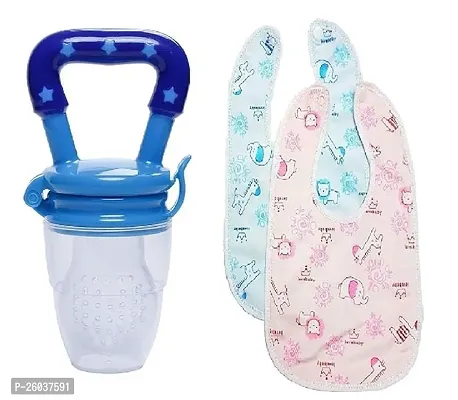 My NewBorn Baby Fruit Nibbler And Baby Bib Pack Of 3-thumb0