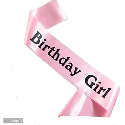 Soika Princess Crown Tiara  Birthday Sash for Birthday girl (Crown  Sash pack of 2) (STONE CROWN)-thumb2