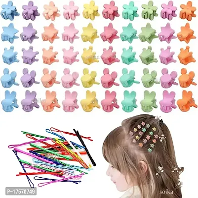 Soika? Baby Claw Clip For Baby Girl, Toddlers, Girls  Women (Mini claw  Bob clips Pack of 45)