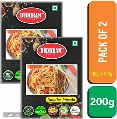 Budhram Spices Noodles Masala (Pack of 2,100 g Each)