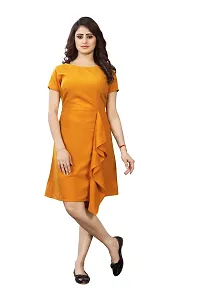 Women's Midi Length cotton Spandex Dresses-thumb2