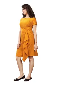 Women's Midi Length cotton Spandex Dresses-thumb1