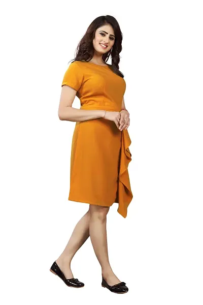 Women's Midi Length Spandex Dresses