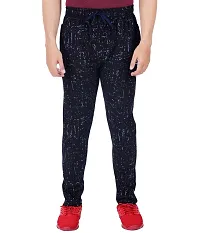 FEEL TRACK Men's Regular Fit Cotton Track Pants (GG_PANT_P4_NAVY_P2_BLACK-L_Dark Blue, Black_L)-thumb3