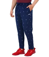 Men's Regular Fit Printed Track Pants-thumb3