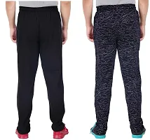 Men's Regular Fit Printed Track Pants (Pack of 2) (GG_Pant_404_Black_P2_Navy-XL)-thumb1