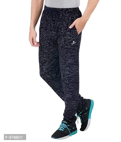 Men's Regular Fit Printed Track Pants (Pack of 2) (GG_Pant_404_Charcoal_P2_Navy-L)-thumb3