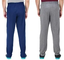 Men's Regular Fit Track Pants (Pack of 2) (GG_404_Pant_Airforce_Gray 3X Large)-thumb1