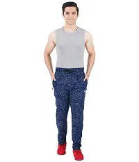 Men's Regular Fit Printed Track Pants (Pack of 1) (G.G_P2_Pant_Blue 3X-Large)-thumb3
