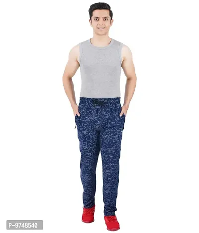 Men's Regular Fit Printed Track Pants (Pack of 1) (G.G_P2_Pant_Blue 3X-Large)-thumb4
