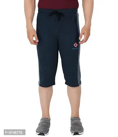 FEEL TRACK Men's Regular Fit Three Fourth Capri (Pack of 1)