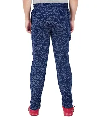 Men's Regular Fit Printed Track Pants (Pack of 1) (G.G_P2_Pant_Blue 3X-Large)-thumb1