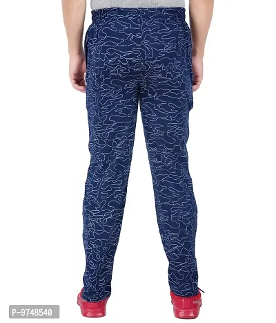 Men's Regular Fit Printed Track Pants (Pack of 1) (G.G_P2_Pant_Blue 3X-Large)-thumb2