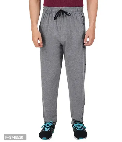 Men's Regular Fit Track Pants (Pack of 1) (GG_606_Pant_Grey-XL)