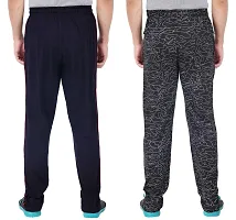 Men's Regular Fit Printed Track Pants (Pack of 2) (GG_Pant_404_Navy_P2_Black X-Large)-thumb1