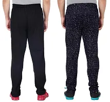 Men's Regular Fit Printed Track Pants (Pack of 2) (GG_Pant_404_Black_P3_Navy-S)-thumb1