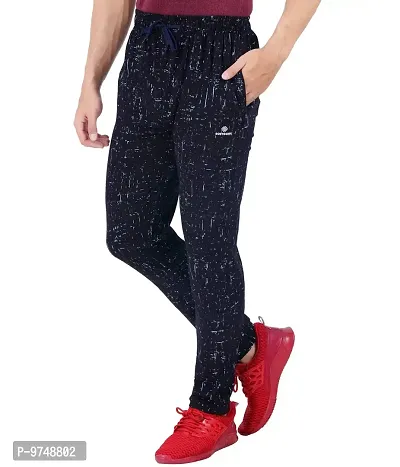 Men's Regular Fit Printed Track Pants-thumb5