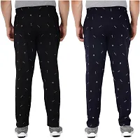 Men's Regular Fit Printed Track Pants (Pack of 2) (GG_ P6_Pant-New_Black_NAVY-3XL)-thumb1