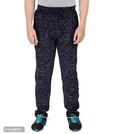 Men's Regular Fit Printed Track Pants (Pack of 2) (G.G_P2_Pant_Black_Navy Medium)-thumb4