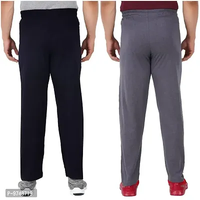 Men's Regular Fit Track Pants (Pack of 2) (GG_ 606_Pant-New_Navy_Grey-XL)-thumb2