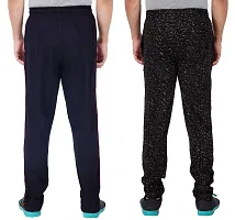 Men's Regular Fit Printed Track Pants (Pack of 2) (GG_Pant_404_Navy_P3_Black 3X Large)-thumb1