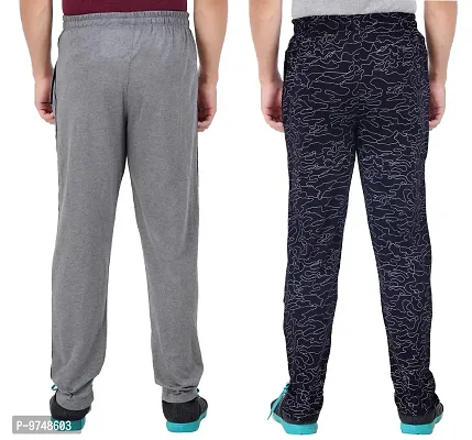 Men's Regular Fit Printed Track Pants (Pack of 2) (GG_Pant_404_Gray_P2_Navy-S)-thumb2