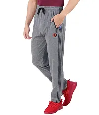 FEEL TRACK Men's Regular Fit Cotton Trackpants (G.G_909_PANT_A.MILL-XL_Andhra Melange_XL)-thumb2