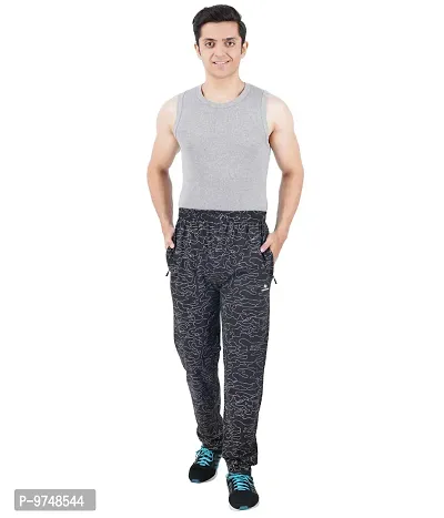 Men's Regular Fit Printed Track Pants (Pack of 1) (G.G_P2_Pant_Black Small)-thumb4