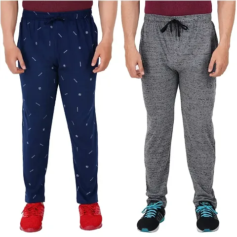 Men's Regular Fit Printed Track Pants