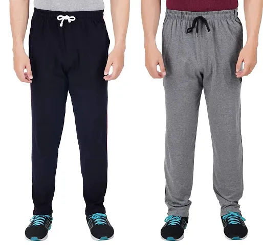 Mens Regular Fit Track Pants (Pack of 2)