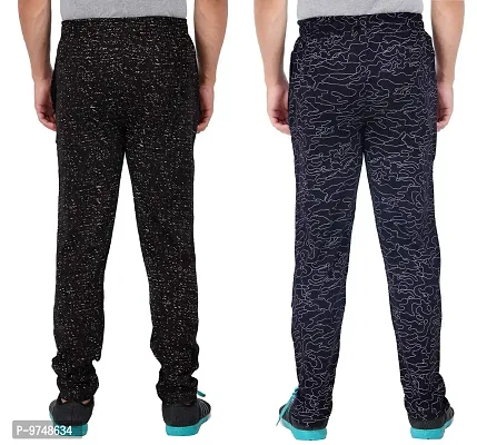 Men's Regular Fit Printed Track Pants (Pack of 2) (GG_Pant_P3_Black_P2_NAVY-3XL)-thumb2