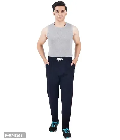 Men's Regular Fit Track Pants (Pack of 1) (G.G_101_Pant_Navy-S)-thumb4
