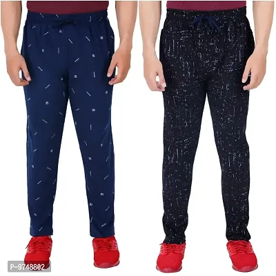 Men's Regular Fit Printed Track Pants