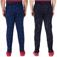 Men's Regular Fit Printed Track Pants-thumb2