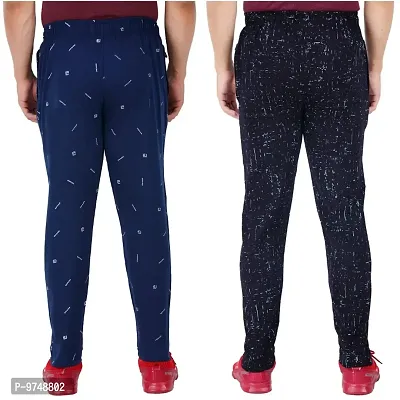 Men's Regular Fit Printed Track Pants-thumb3