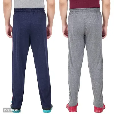 Men's Regular Fit Track Pants (Pack of 2) (G.G_909_Pant_Navy_A.Mill Small)-thumb2