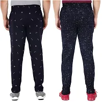 Men's Regular Fit Printed Track Pants-thumb2