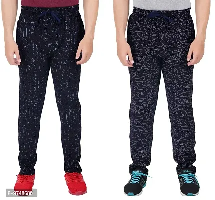 Men's Regular Fit Printed Track Pants (Pack of 2) (GG_Pant_P4_Navy_P2_NAVY-2XL)-thumb0