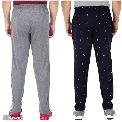 Men's Regular Fit Printed Track Pants (Pack of 2) (GG_Pant_909_Gray_P6_Navy-XL)-thumb3