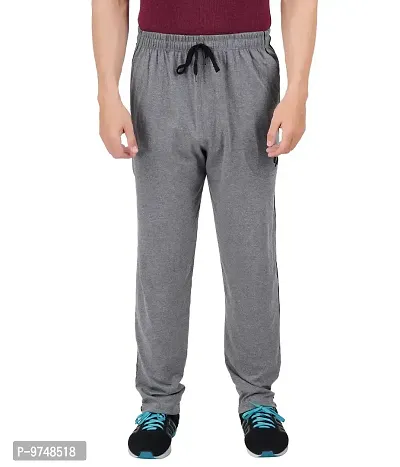 Men's Regular Fit Track Pants (Pack of 1) (GG_101_Pant_Gray-XXL)