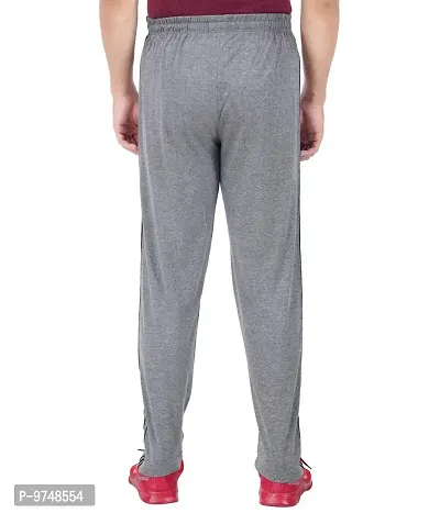 FEEL TRACK Men's Regular Fit Cotton Trackpants (G.G_909_PANT_A.MILL-XL_Andhra Melange_XL)-thumb2