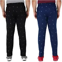 Men's Regular Fit Printed Track Pants (Pack of 2) (GG_ P6_Pant-New_Black_Blue-M)-thumb1