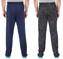 Men's Regular Fit Printed Track Pants (Pack of 2) (GG_Pant_909_Navy_P2_Black-M)-thumb1