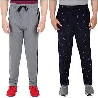 Men's Regular Fit Printed Track Pants (Pack of 2) (GG_Pant_909_Gray_P6_Navy-XL)-thumb1