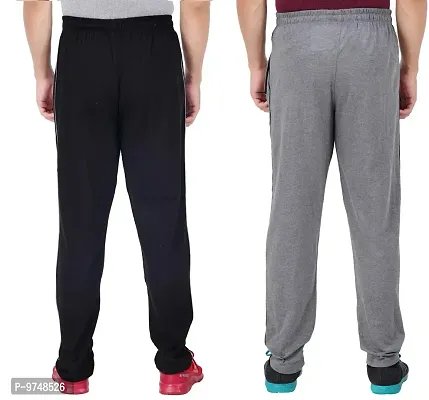 Men's Regular Fit Track Pants (Pack of 2) (GG_404_Pant_Black_Gray-S)-thumb2