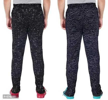 Men's Regular Fit Printed Track Pants (Pack of 2) (GG_Pant_P4_Black_P2_NAVY-2XL)-thumb2