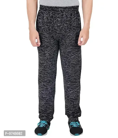 FEEL TRACK Men's Regular Fit Cotton Track Pants (GG_PANT_P4_BLACK_P2_BLACK-XL_Black_XL)-thumb4