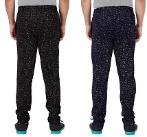 Men's Regular Fit Printed Track Pants (Pack of 2) (GG_P3_Pant_Navy_Black-XL)-thumb1