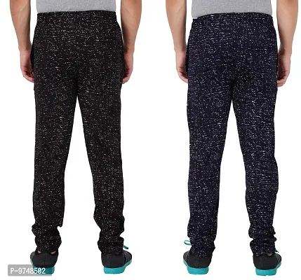 Men's Regular Fit Printed Track Pants (Pack of 2) (GG_P3_Pant_Navy_Black-XL)-thumb2